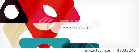 Circle and triangle abstract background Circle and triangle abstract background 43332240