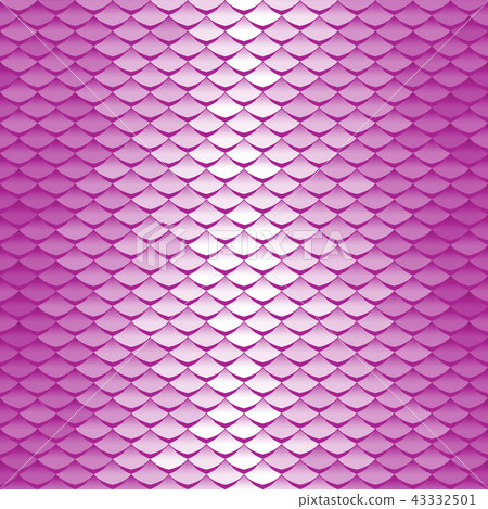 Pink texture. Abstract scale pattern. Roof tiles  43332501