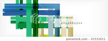 Color stripes and lines, geometric abstract background Color stripes and lines, geometric abstract background 43332651