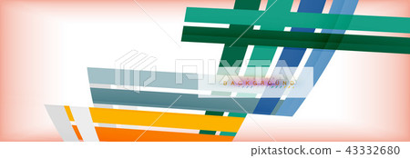 Color stripes and lines, geometric abstract background Color stripes and lines, geometric abstract background 43332680