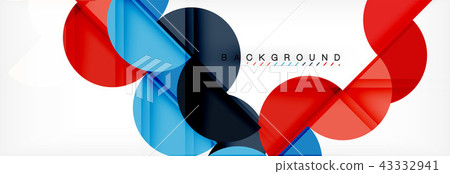 Modern geometrical abstract background - circles. Business or technology presentation design Modern geometrical abstract background - circles. Business or technology presentation design 43332941