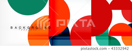 Circle abstract background, geometric illustration Circle abstract background, geometric illustration 43332942