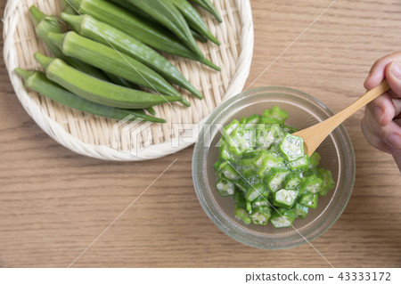 Okra viscous image 43333172