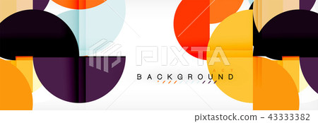 Modern geometrical abstract background - circles. Business or technology presentation design Modern geometrical abstract background - circles. Business or technology presentation design 43333382