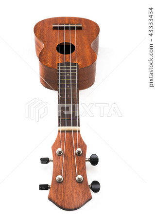 ukelele on white background 43333434