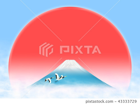新年的第一個日出Mt.Fujitsuru Tsuruguri Shizuka複製空間 43333729