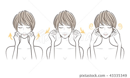 Female facial expression 43335349