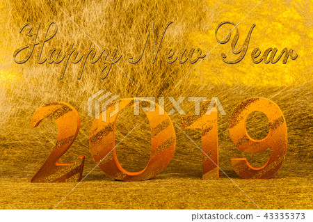 happy new year 2019 with gold happy new year 2019 with gold 43335373