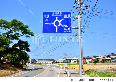 迴旋處環形交叉路口福岡縣宗像市Kohachi（Kojo）路口 43337154