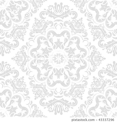 Classic Seamless Vector Grey Pattern 43337296