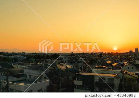 城市景觀（晚景） 43340998