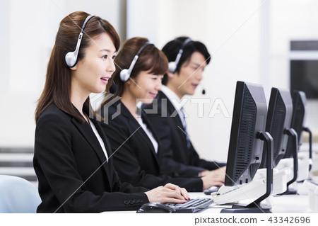 Operator call center tele appointment business pc team 43342696