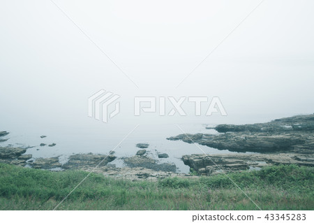 Morning mist over the Cornish coast Morning mist over the Cornish coast 43345283