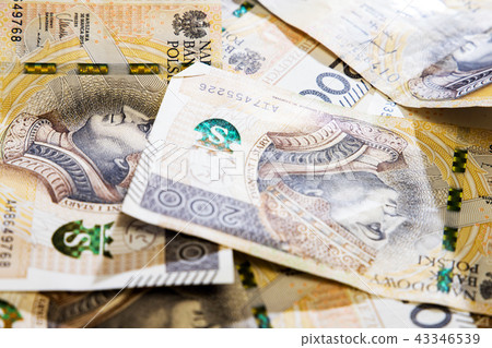 polish money background 43346539