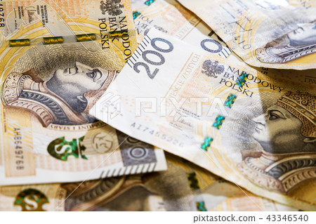 polish money background 43346540