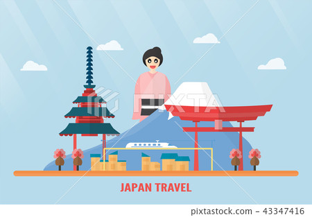 Japan landmarks 43347416