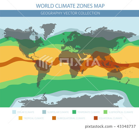 World climate zones map elements. 43348737