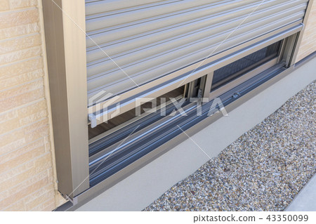 Window shutter of new house 43350099