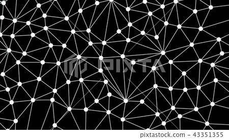 Networking Triangle Digital data and network connection triangle... - Stock Illustration ...