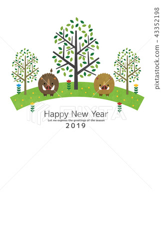 Material for new year's cards Material for new year's cards 43352198