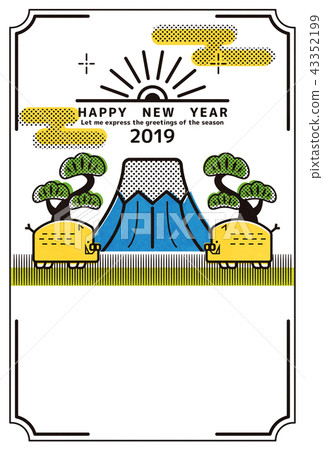 Material for new year's cards Material for new year's cards 43352199