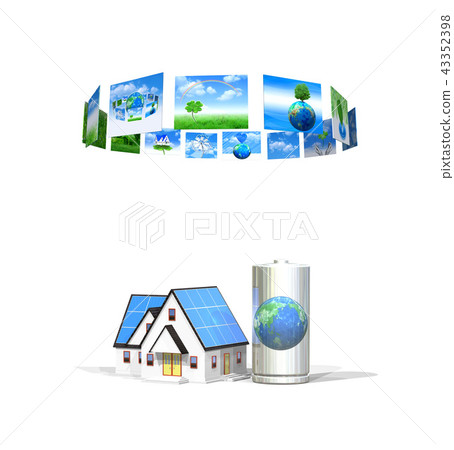 Eco house in a drop Eco house in a drop 43352398