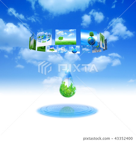 Ecology in water drops 43352400