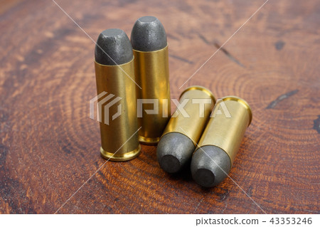 The .45 Revolver cartridges Wild West period 43353246