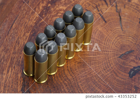 The .45 Revolver cartridges Wild West period 43353252