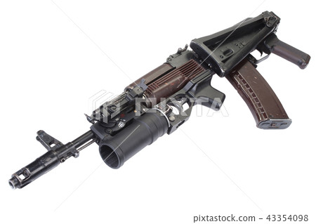 Kalashnikov AK 74 with GP-25 grenade launcher Kalashnikov AK 74 with GP-25 grenade launcher 43354098