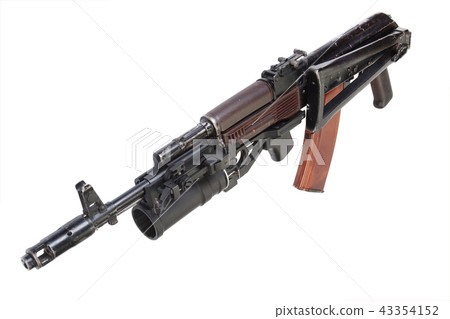 Kalashnikov AK 74 with GP-25 grenade launcher Kalashnikov AK 74 with GP-25 grenade launcher 43354152