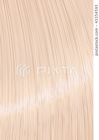 Realistic blond straight hair background Realistic blond straight hair background 43354593