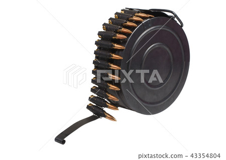 RPD-44 round ammunition box with machine-gun belt 43354804