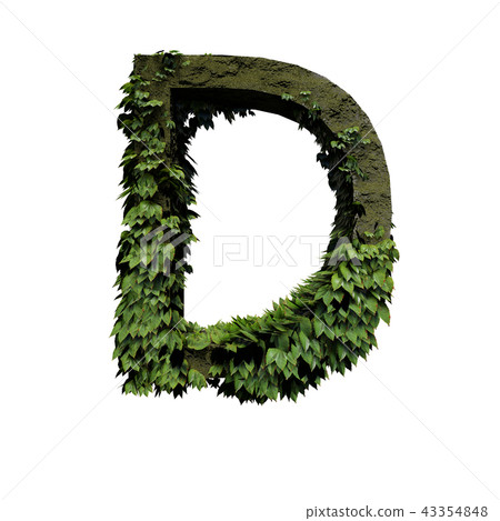 Stone foliage letter D 43354848