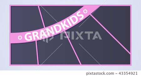 Collage of photo frames vector illustration Collage of photo frames vector illustration 43354921