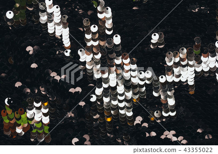background made of two-sided sequins background made of two-sided sequins 43355022