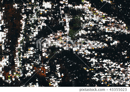 background made of two-sided sequins background made of two-sided sequins 43355023