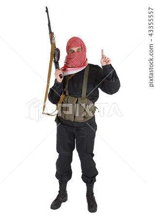 Near East rebel with assault rifle Near East rebel with assault rifle 43355557