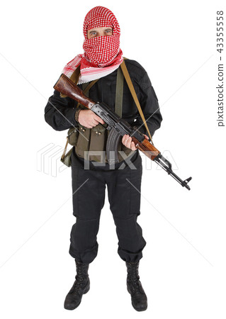 Rebel with assault rifle Rebel with assault rifle 43355558