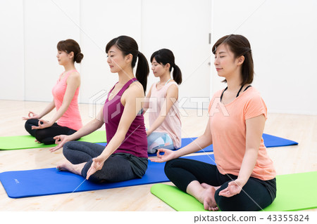 瑜伽冥想課瑜伽課 43355824