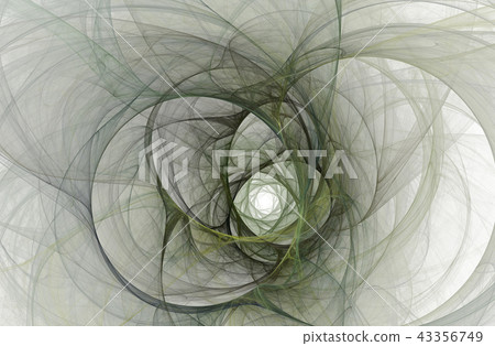 Fractal abstraction of glowing tunnel Fractal abstraction of glowing tunnel 43356749