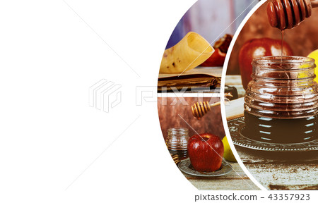 Rosh hashanah jewish New Year holiday concept. Rosh hashanah jewish New Year holiday concept. 43357923