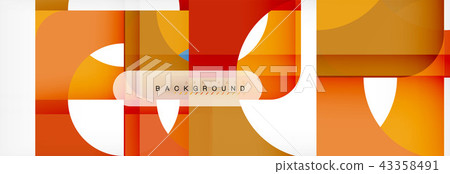 Color square shapes, geometric modern abstract background Color square shapes, geometric modern abstract background 43358491