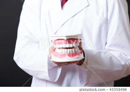 Middle Male in White Coat Middle Male in White Coat 43358496