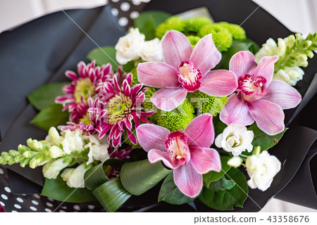 nice bouquet in the hands 43358676