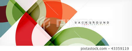 Vector circular abstract background 43359119