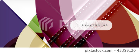 Vector circle abstract background 43359120