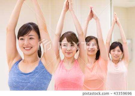 Yoga pilates fitness 43359696