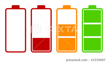 Set of battery charge level indicator 43359997