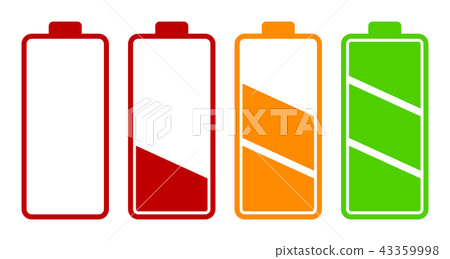 Set of battery charge level indicator 43359998